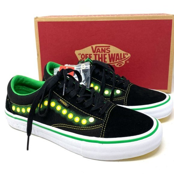 💖MEGA SALE💖VANS Old Skool Pro Shake Junt Black Suede Casual Womens VN0A45JC0V4 - Picture 8 of 11